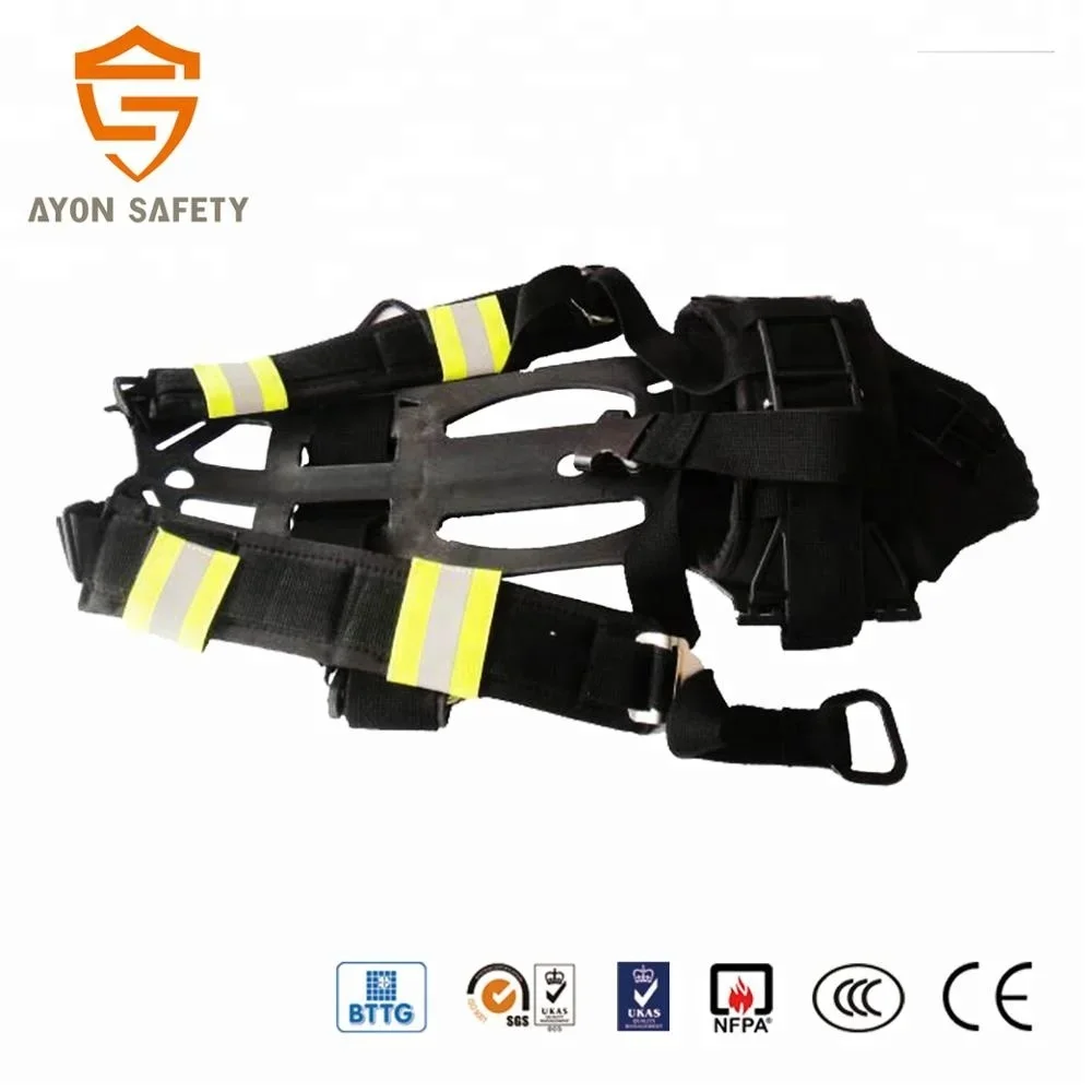 

Backboard Components for SCBA with soft Shoulder straps insulating material