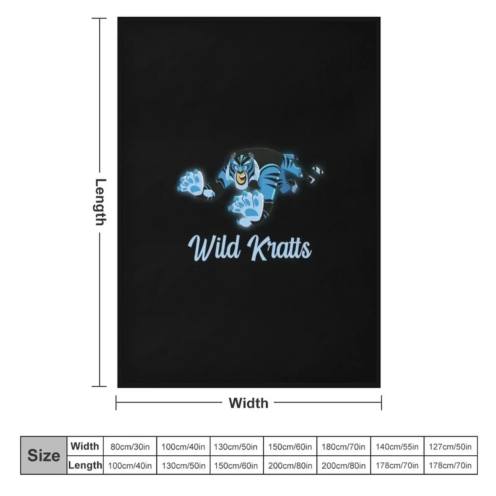 kratts blue Throw Blanket halloween for winter For Sofa Thin Nap Blankets