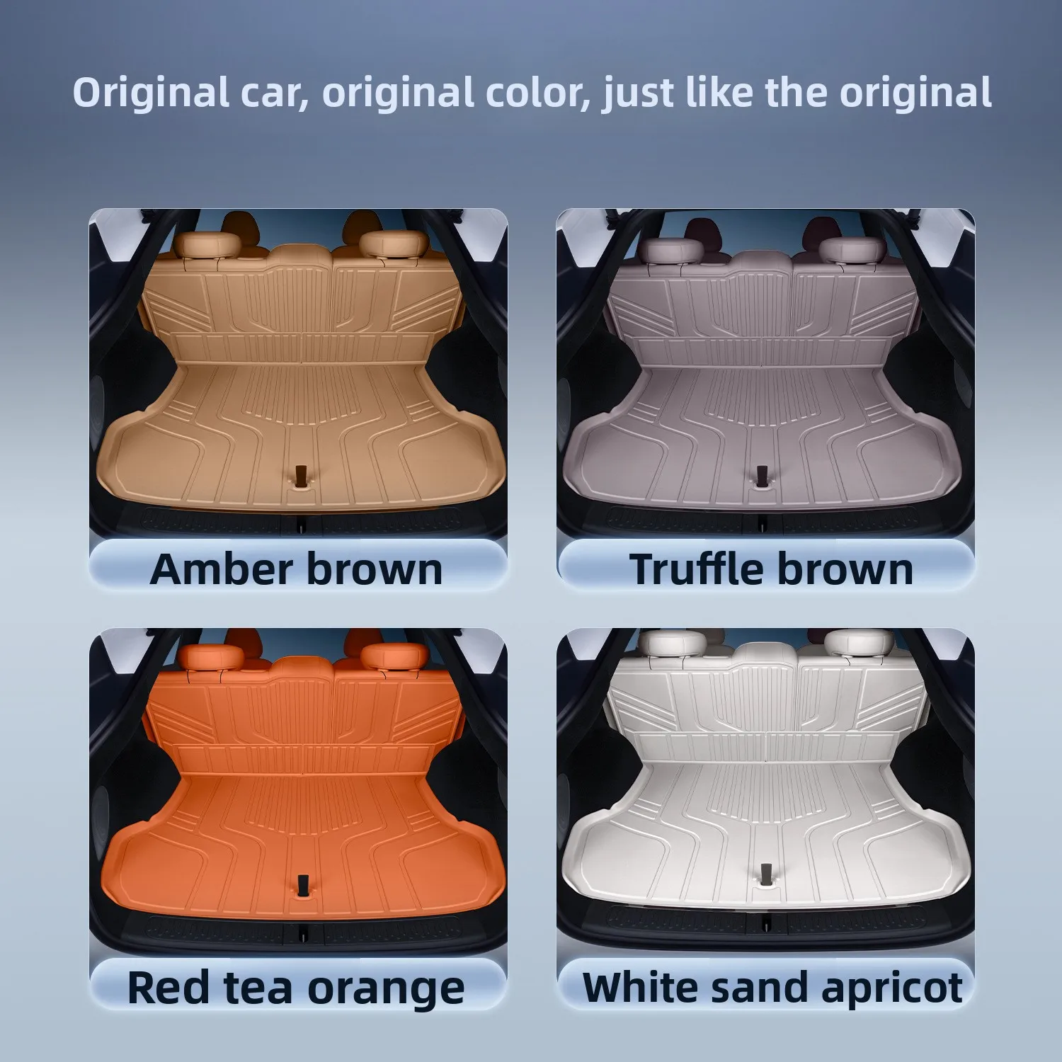 For STELATO S9T 2025 TPE Trunk Mat, Waterproof and Wear-Resistant Trunk Liner Interior Modification Accessories