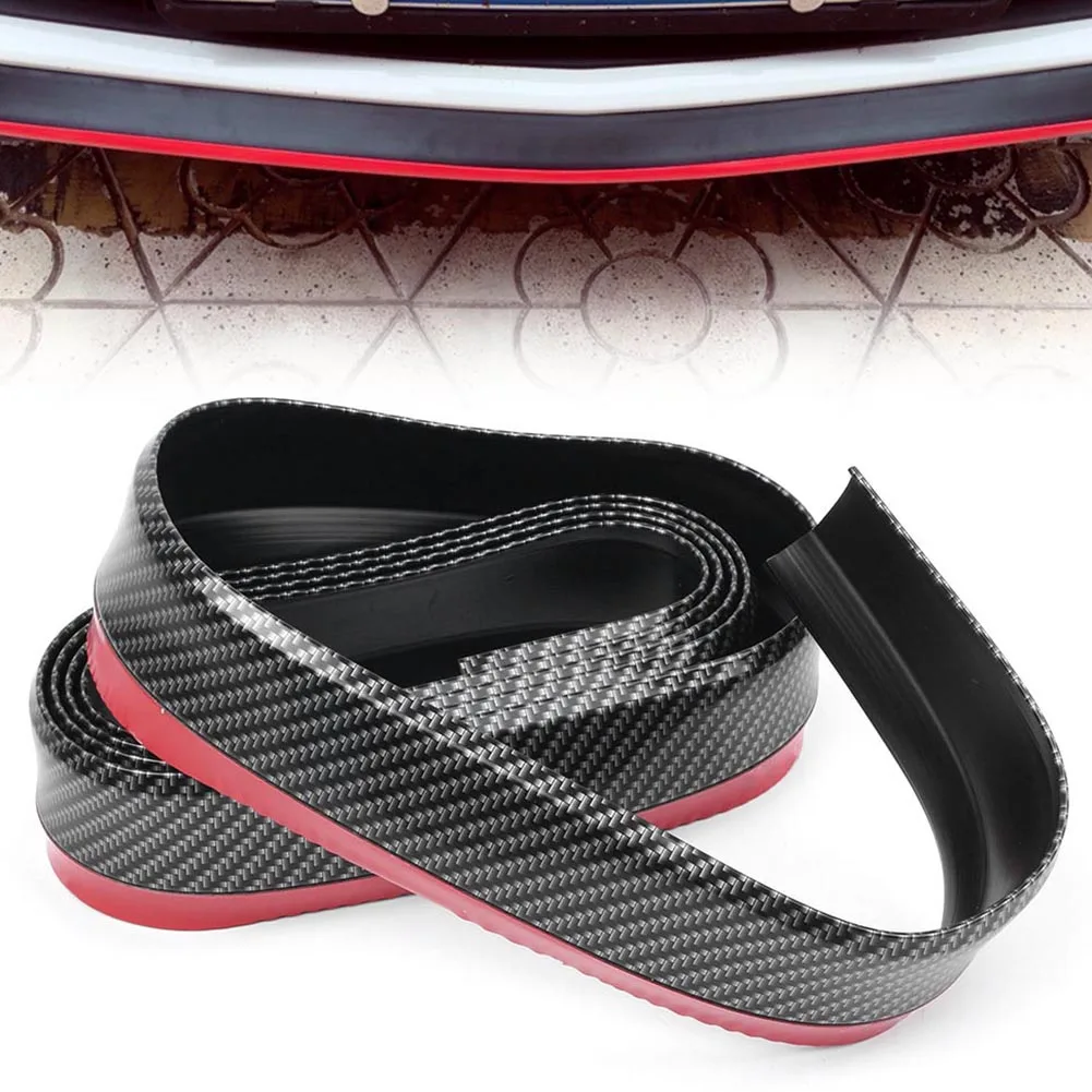 

8 цветов, резиновый автомобильный передний бампер, нижний спойлер для губ, защитная полоса, защита от царапин, 250 см * см