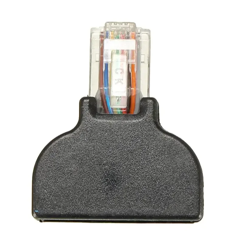 ESCAM 1 قطعة RJ45 إيثرنت ذكر إلى 8 دبوس AV محطة المسمار محول محول كتلة التوصيل CCTV الملحقات