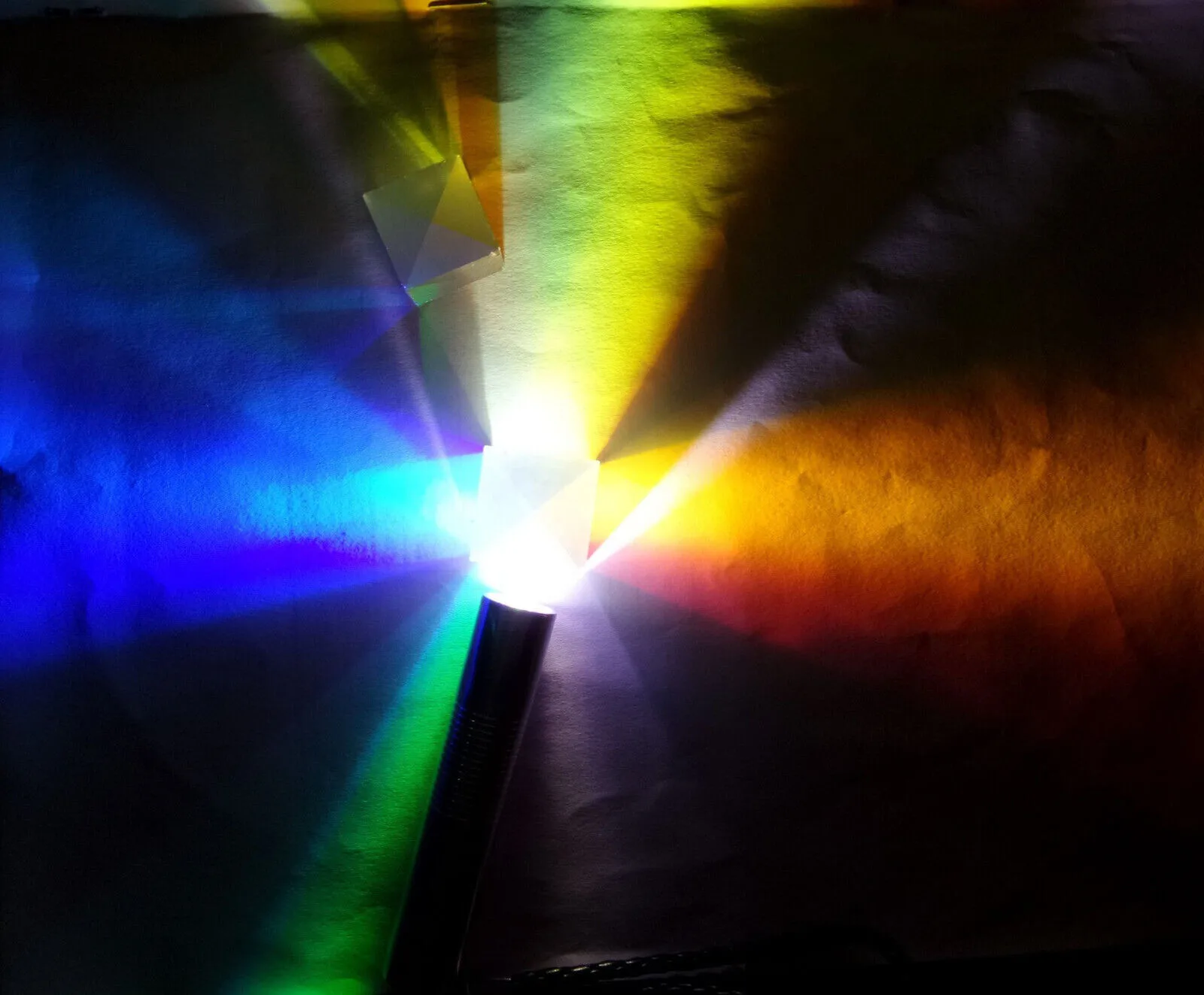 2 قطعة 2.5x2.5 سنتيمتر RGB X-Cube عيب الزجاج البصري بريزم ضوء البحث العلوم