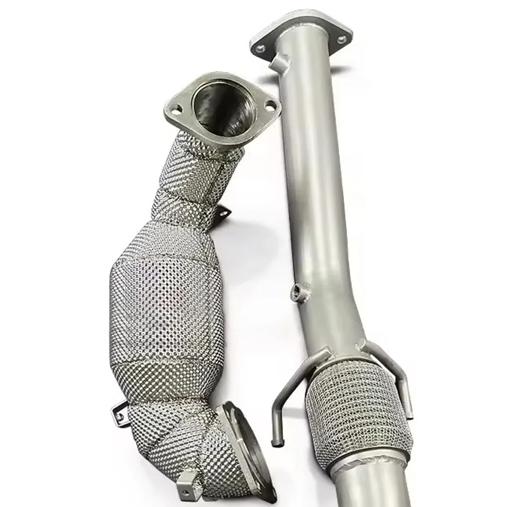 أنبوب عادم HEO عالي التدفق لسيارة Hyundai Elantra N 2.0T كاتم صوت نظام عادم الأداء من الفولاذ المقاوم للصدأ #5