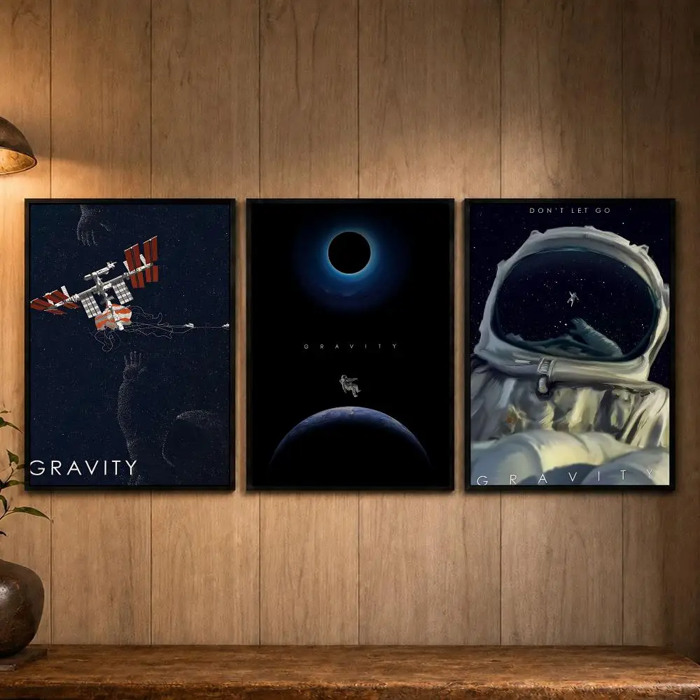 High-quality Movie G-GravityS Poster Self-adhesive Art Poster Decoracion Painting Wall Art White Kraft Paper Home Decor
