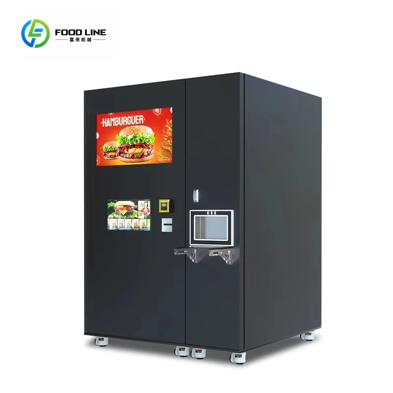 

Smart Touch Screen Vending Machine Hot Food Hamburger Vending Machines for Sale