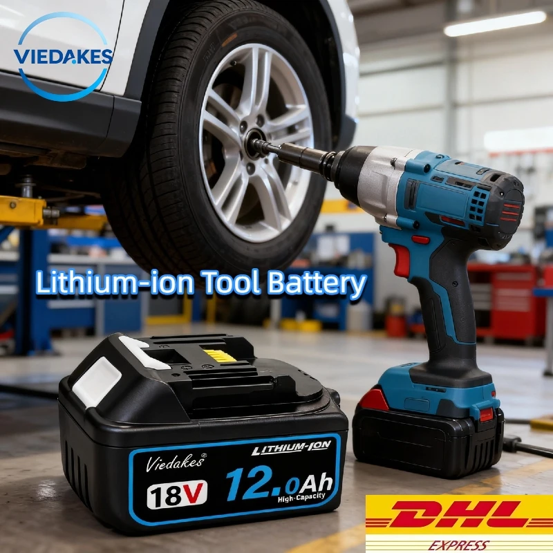 

Brand NEW Viedakes 18V 12.0Ah lithium-ION tool battery, for Makita 18V battery BL1860 BL1850B BL1840B BL1830B