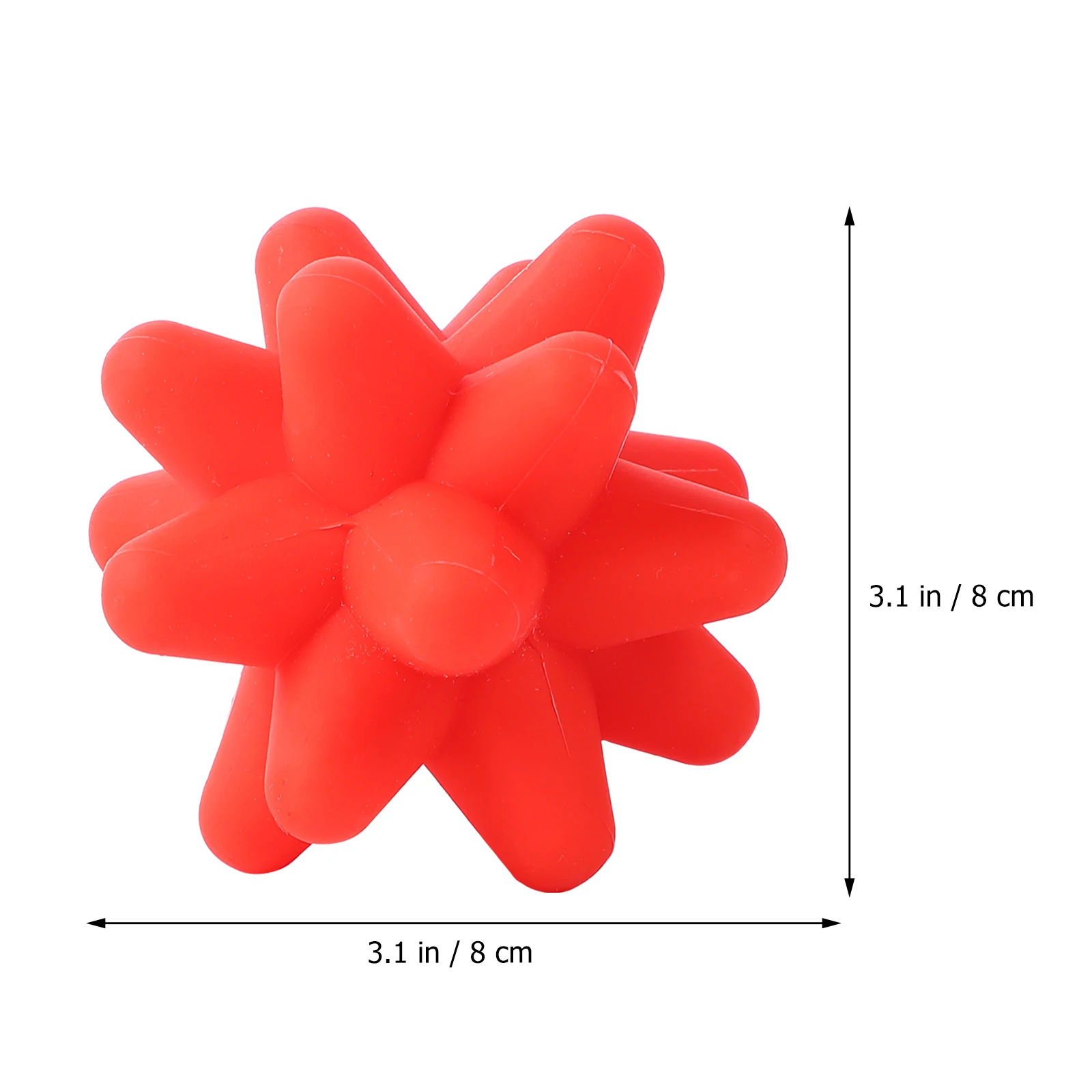 

Massage Ball Silicone Muscle Fitness Ball For Deep Tissue Myofascial Release Hand Held Trigger Point Therapy