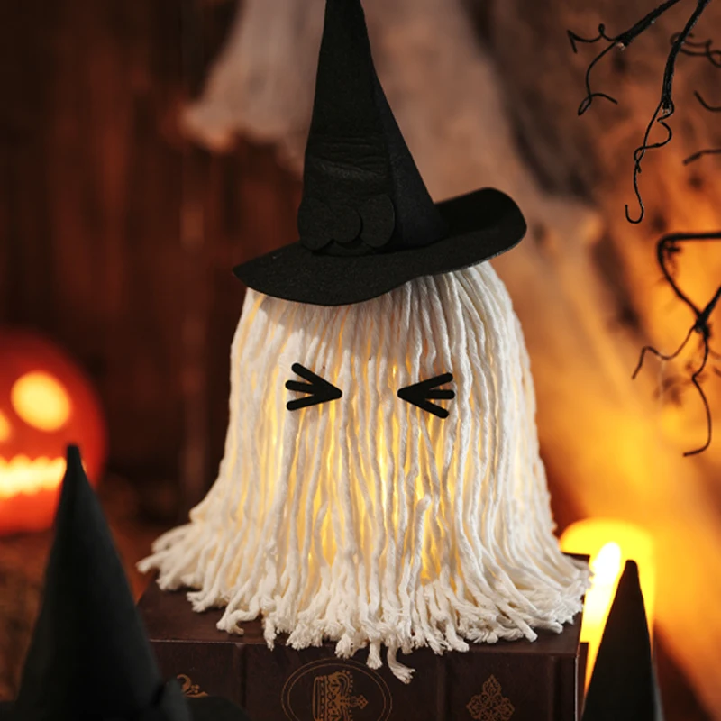 

1/2PCS Halloween night decorations ghost lamp desktop atmosphere ornament scene layout halloween decor Mexican Day of the Dead