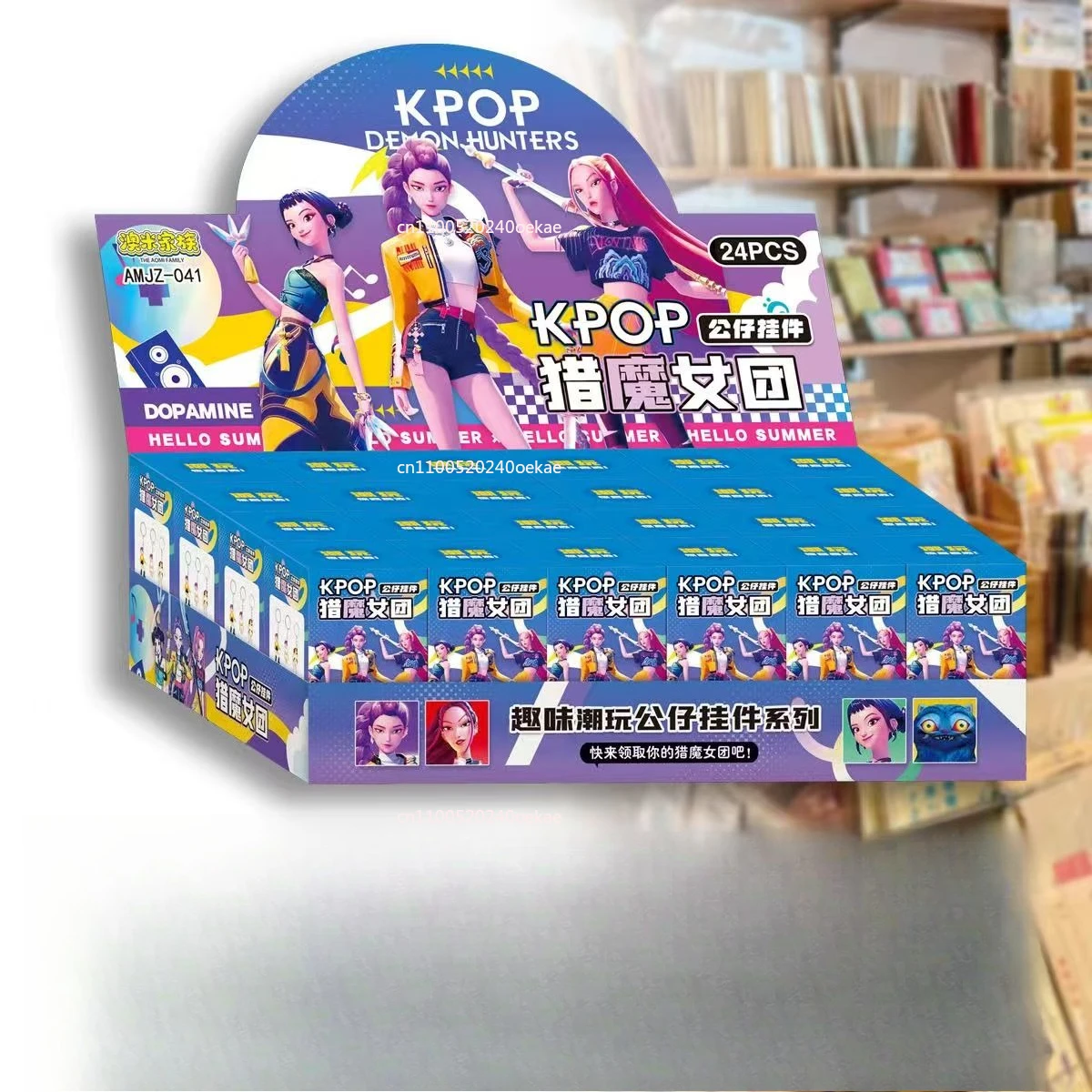 24 قطعة صندوق أعمى عشوائي أنيمي KPop شيطان الصيادين فتاة مجموعة رومي ميرا زوي الشكل عمل نماذج البلاستيكية لعبة الحلي الهدايا