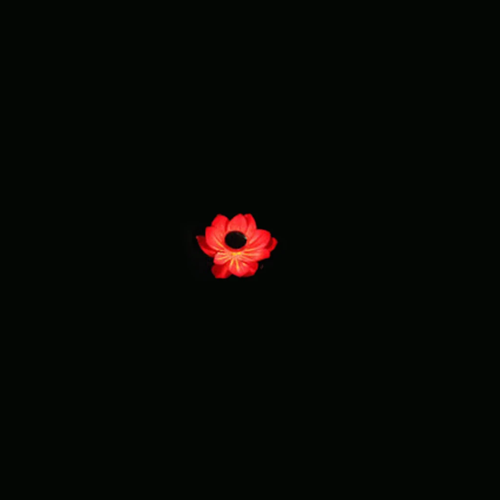 Solar Power LED Floating Lotus Flower Light Colorful Garden Pool Lantern for Outdoor Pond Romantic Home Party Use