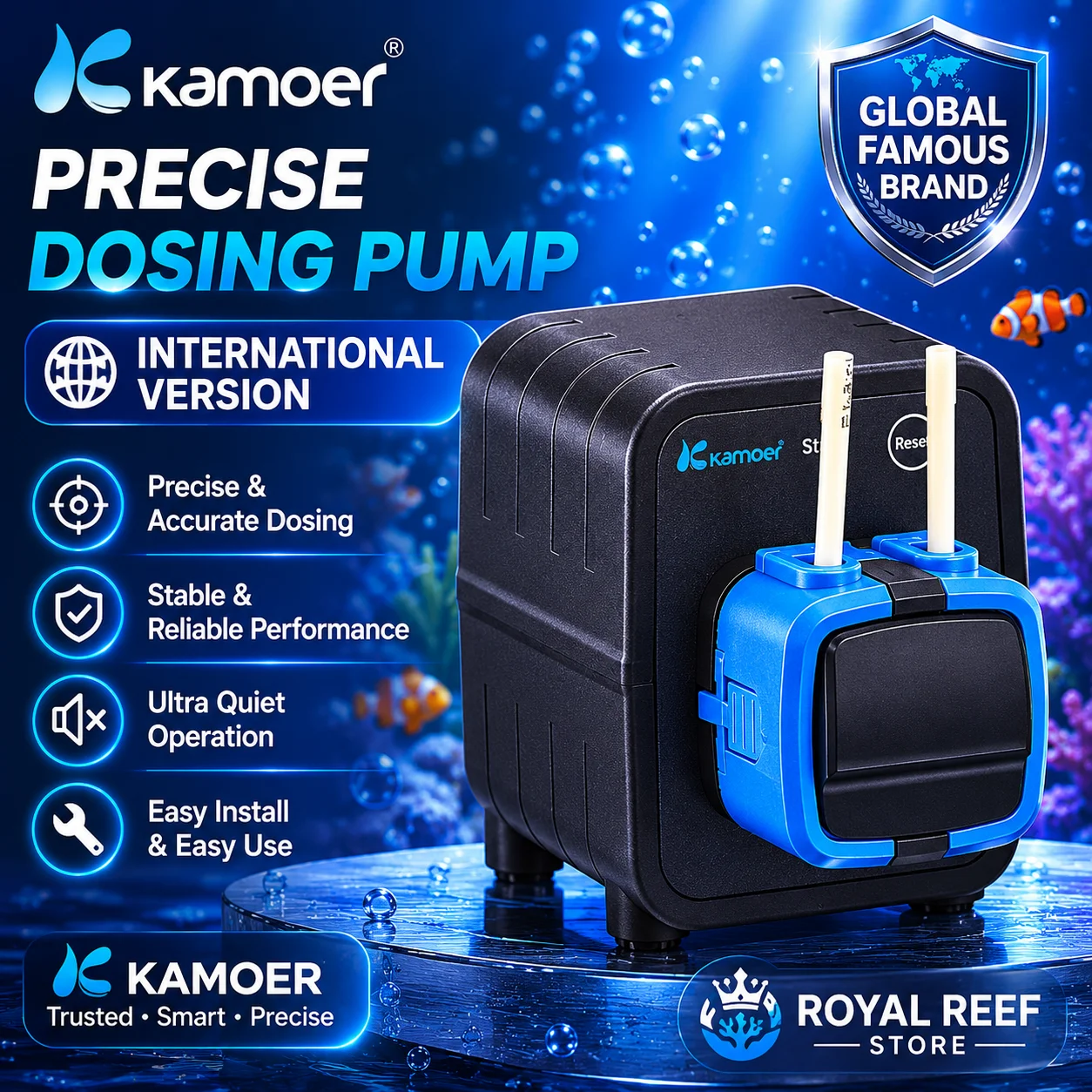 

X1 PRO 2 V2 Kamoer WiFi Bluetooth APP Dosing Pump Fish Tank Aquarium Pump Nutrient Droplet Pump