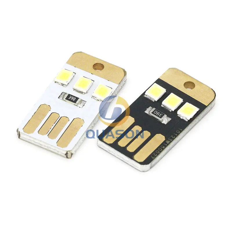 5pcs Mini super bright USB keyboard light notebook computer mobile power supply chip LED Nightlight free shipping