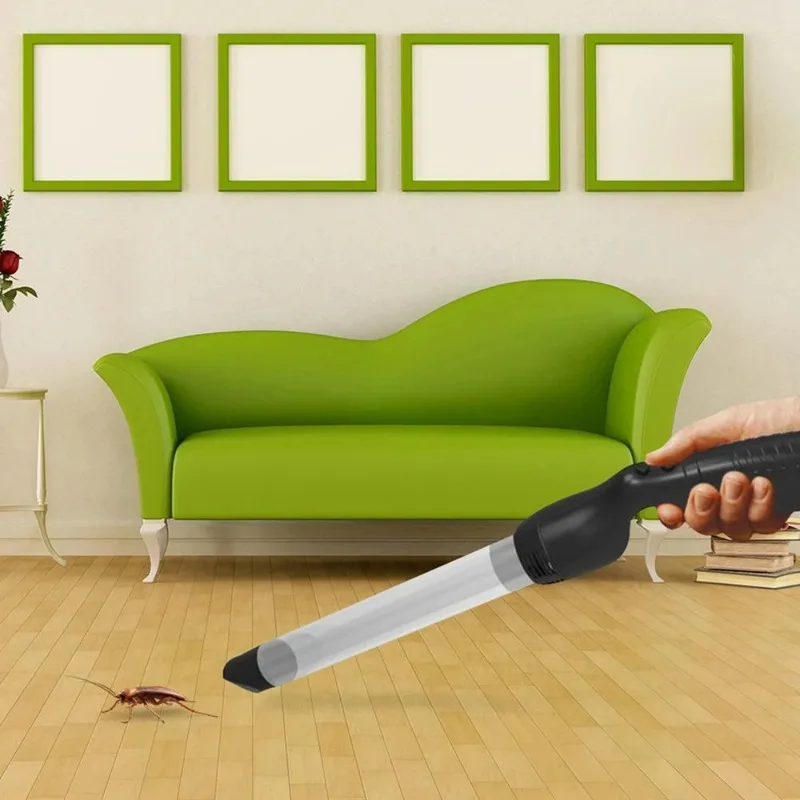 قوية المنزلية المحمولة علة فراغ الحشرات الآفات النحل الماسك مع مصباح ليد مصاصة المنتزع العثة المحمولة الماسك الإلكتروني