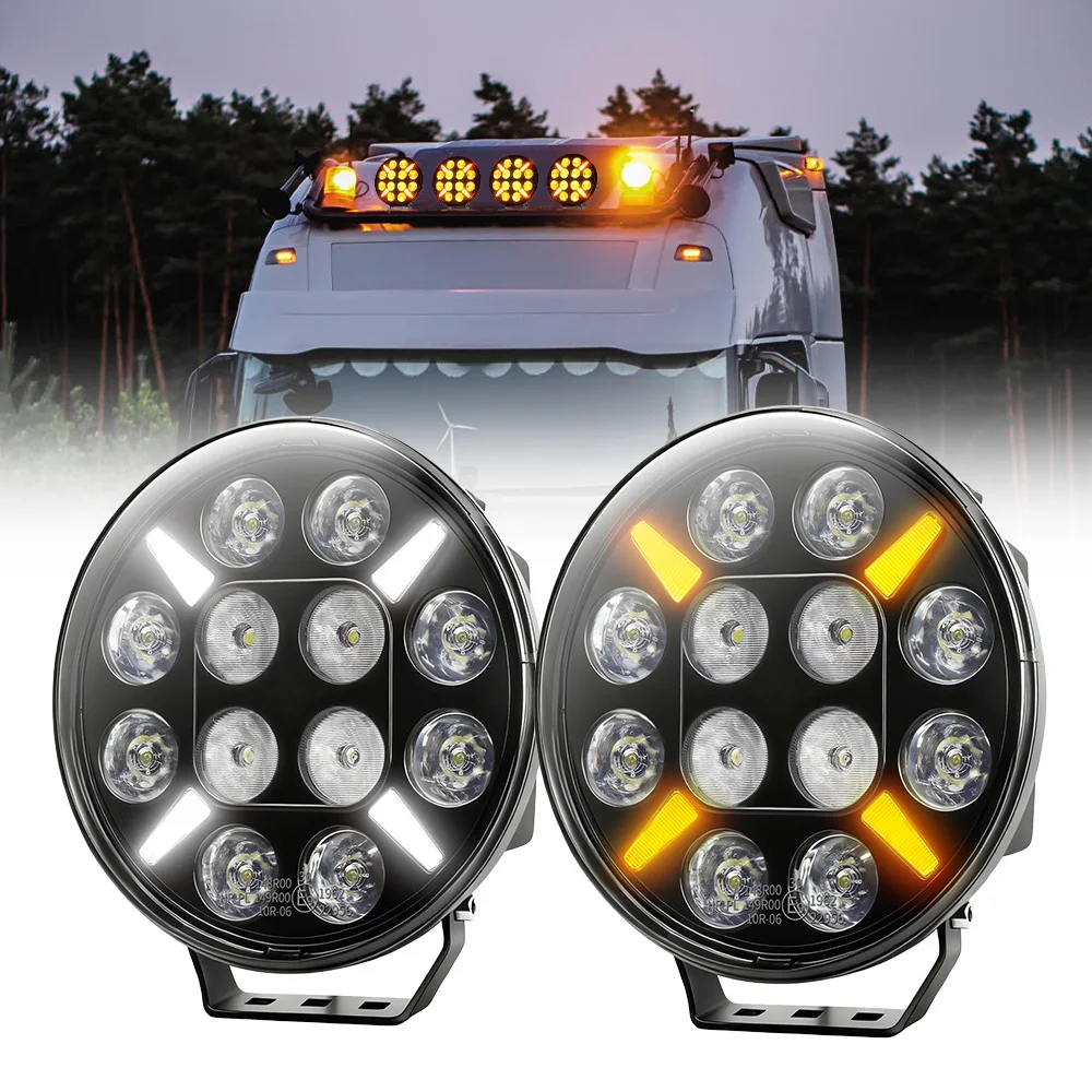 

High Quality E-mark 9 Inch Auxiliary Led Driving Light LED 240w Offroad Lights 12v Ip68 Combo White Beam Front Top For Truck Suv