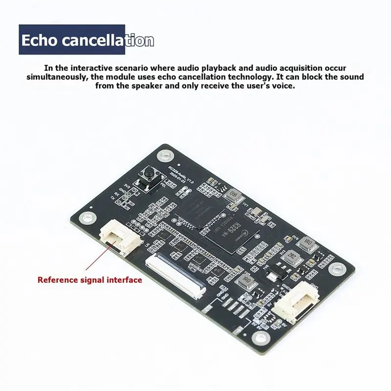 2026 New-ROS Linux For AI Voice Robot Compatible 6-Mic Array Far-Field Microphone Module 6M Pickup 360° DOA Echo Cancellation