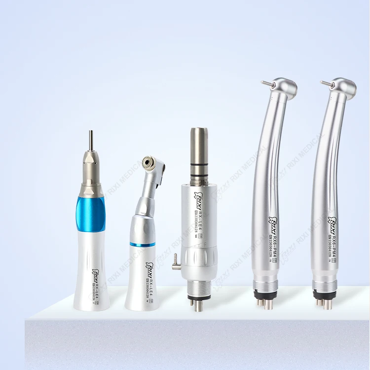 de ntal handpiece 4 holes high speed low speed contra angle ceramic cartridge de ntal handpiece set