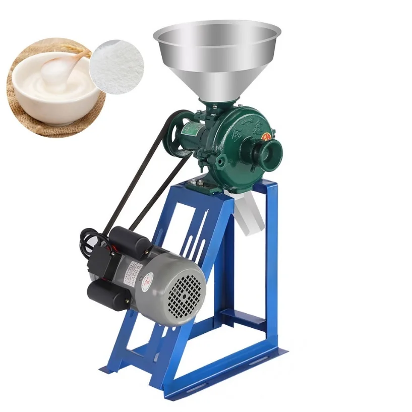 Automatic new type wet and dry grain soy bean corn grinding mill machine