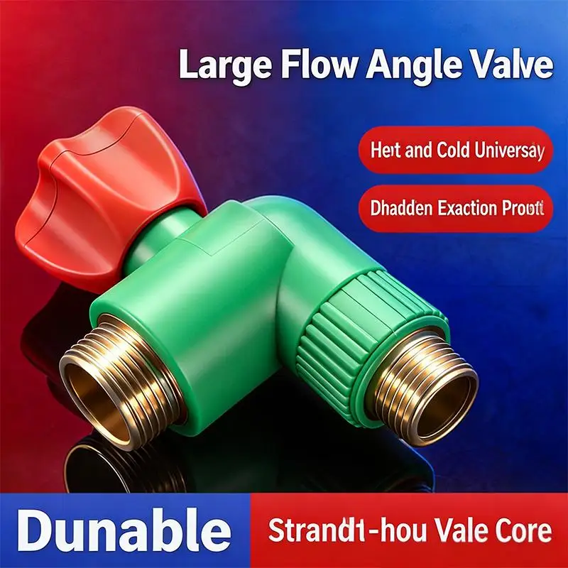 New·Angle Valve Leak Proof Safety Outlet Faucet Valves For Kitchen Bathroom Water Heater Pressure Reduction Plumbing System