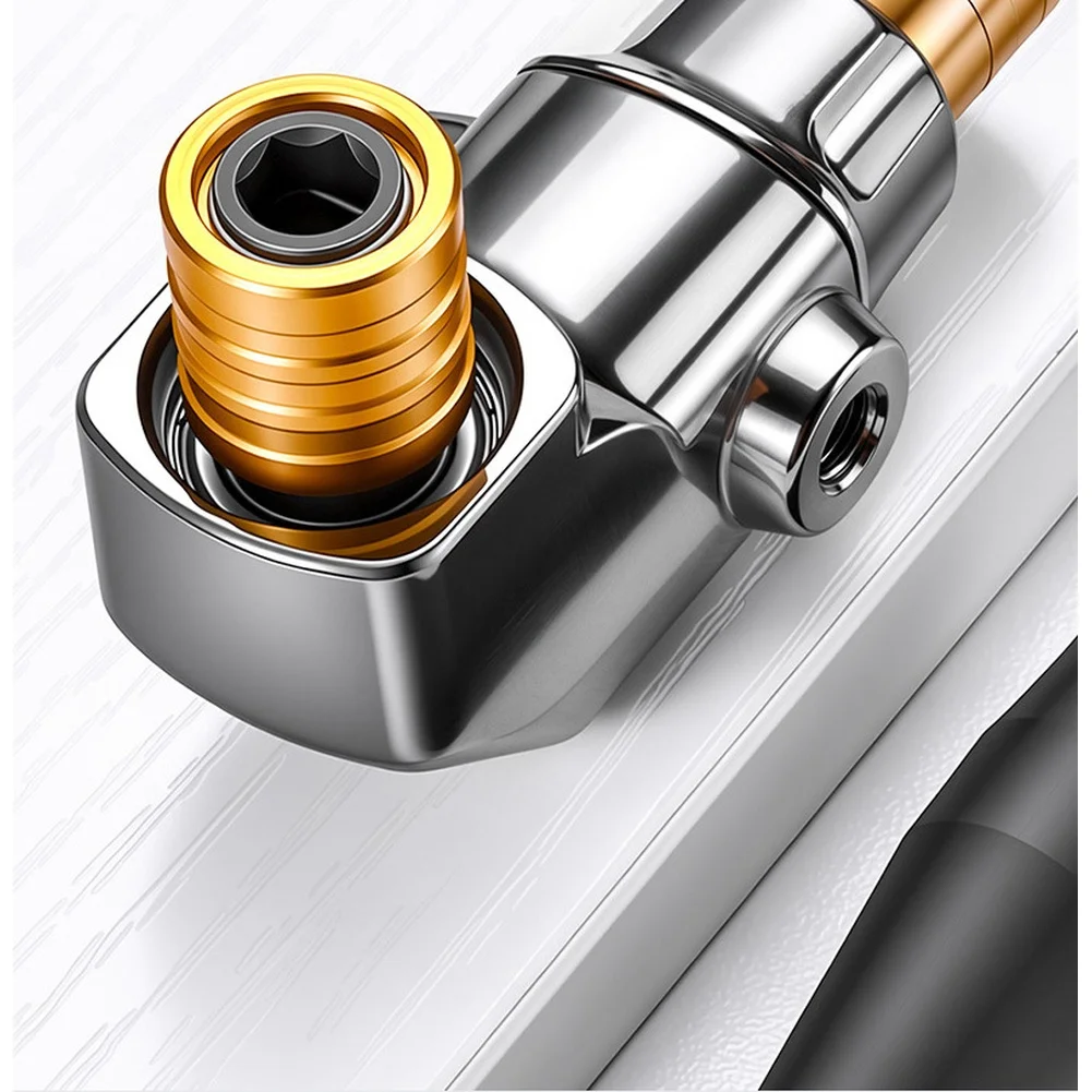 1pc 90 Degree Right Angle Drill Adapter Extended Hex Shank For Tight Spaces Corner Screwdriver Power Tool Accessories