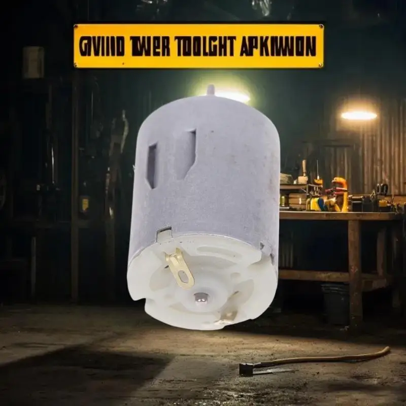 Micromotor, koolborstel, hoge snelheid, R280, DC 3V-9V Ideaal voor doe-het-zelf speelgoedauto's en bootconstructies