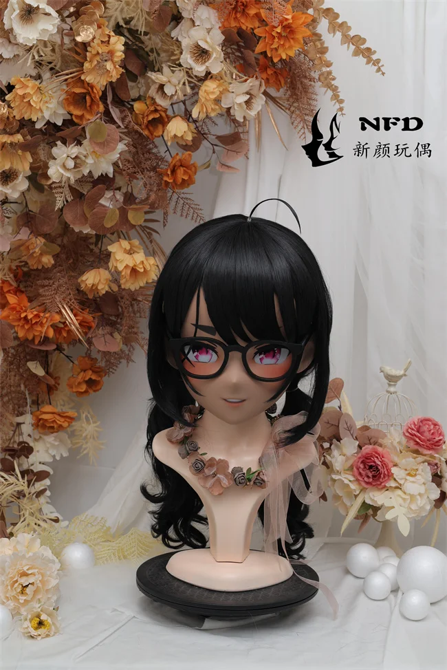 

(NFD43-16)Customize Full Head With Lock Crossdress Doll Female/Girl Japanese Anime Cartoon Character Kig Cosplay Kigurumi Mask