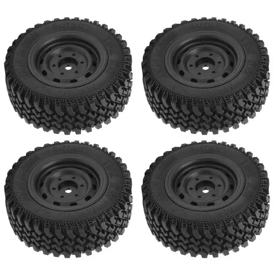 4PCS 80MM RC Tire RC Rubber Tire Professional Plastic Rubber Tire RC Accessory Upgrade Parts Fit for MN86 RC car