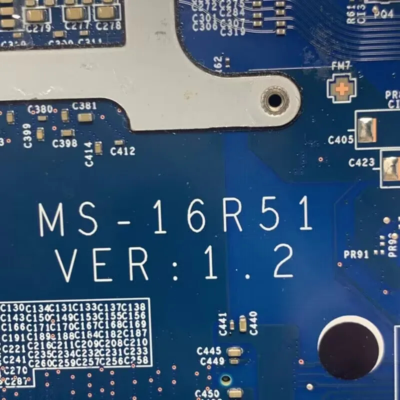 For MSI MS-16R51 VER:1.2 W/SRK3Z I5-10500H CPU Mainboard N18P-G61-A-A1 GTX1650 Laptop Motherboard 100% Fully Tested Working Well - Image 3