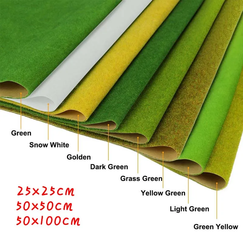 Thin Artificial Turf Landscape Mat, Non Stick Paper Artificial Turf Decorative Garden Accessories