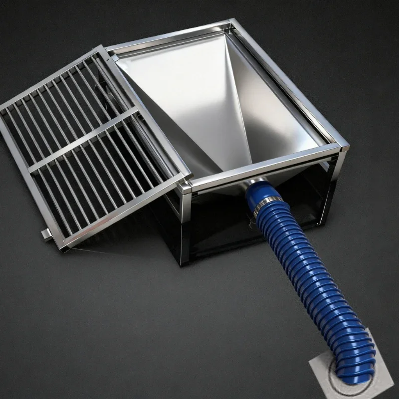 medium and large dog potty, tray funnel straight through the drain, automatic flushing and leaking board