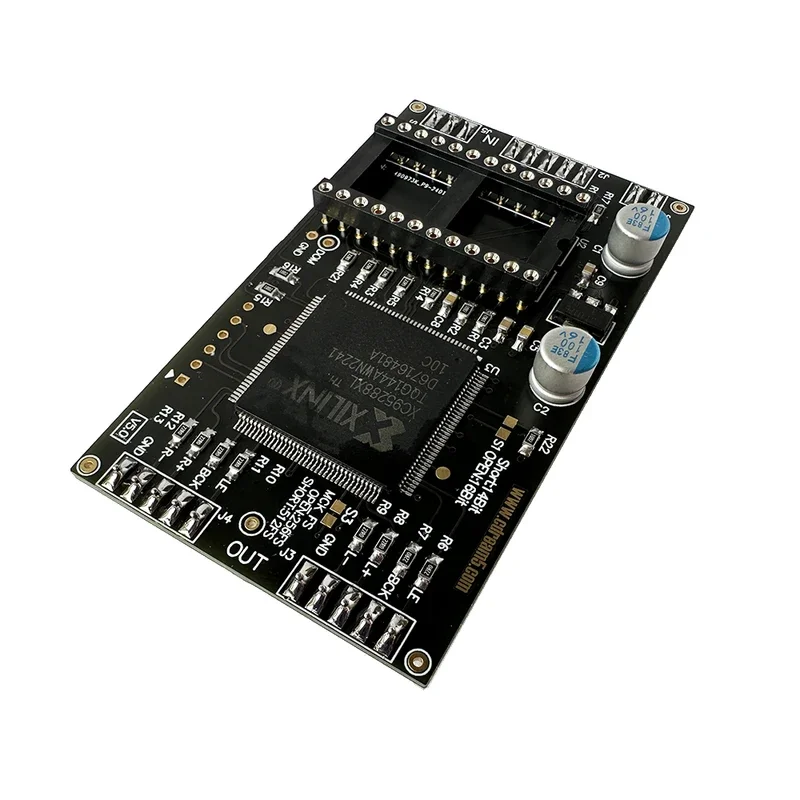 

SAA7220 TDA1540 /TDA1541 Format Conversion Driver Module NOS/OS Switching 384K/24bit for Raspberry Pi
