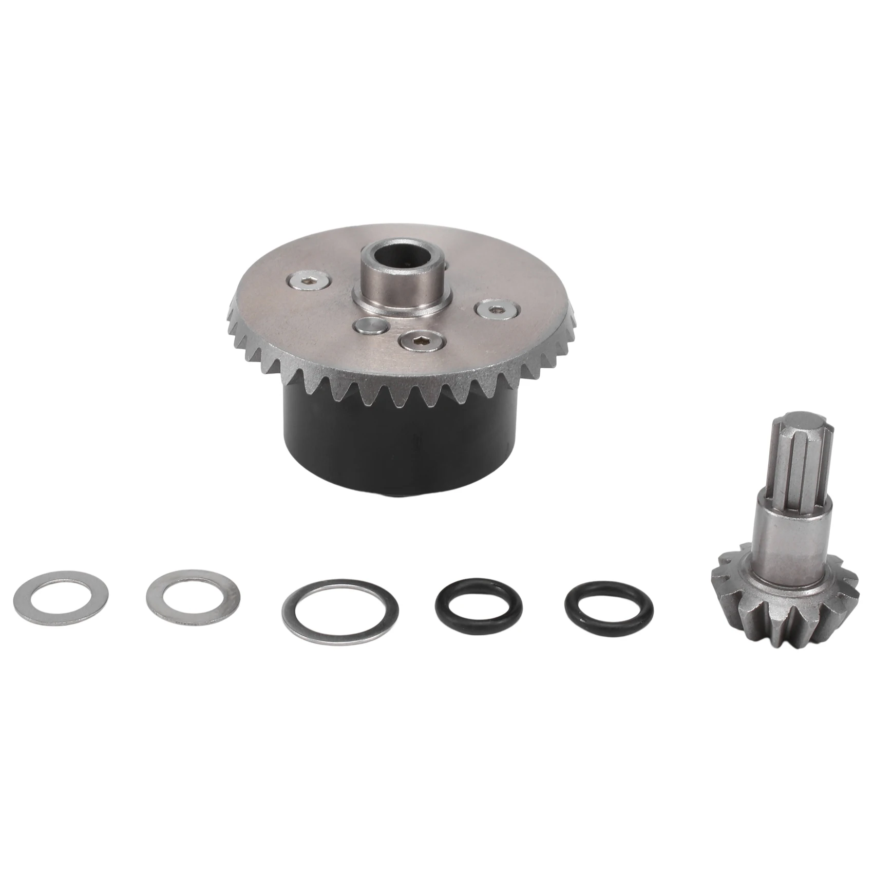 Metal Diff Case Redutor Gear, 37T Input Gear 13T, para ARRMA 1, 10, Kraton, Senton Big Rock, Granito Outcast 4X4, Atualizações de Peças, 5