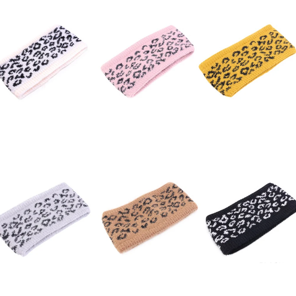 

Warm Knitted Headwrap Thick Hair Band For Women Girls Elegant Headdress Fashion Headband Hair Accessories Winter Use Yellow