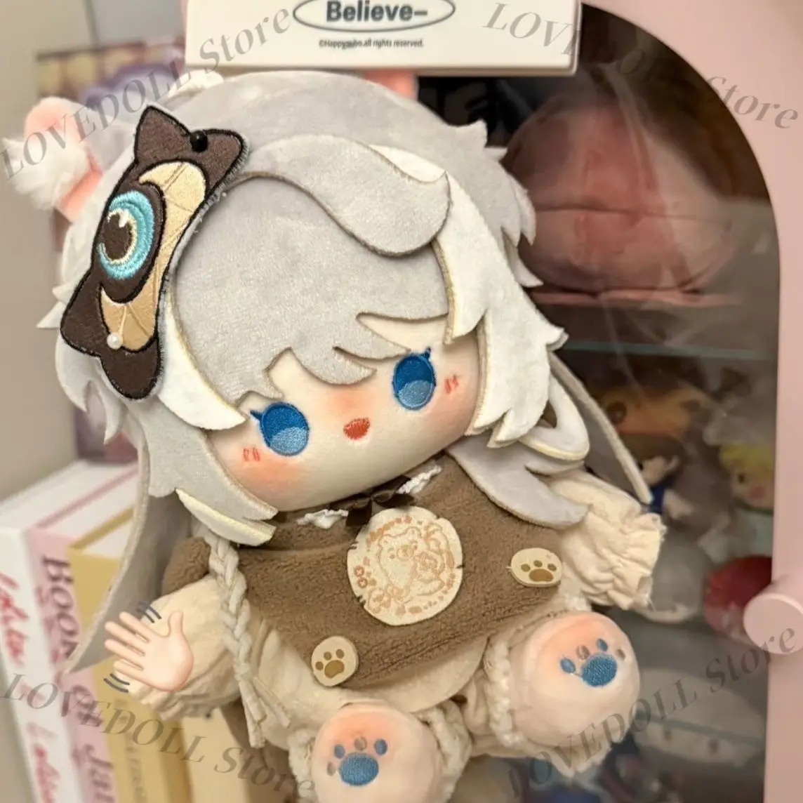 

20CM Honkai：Star Rail Cipher Anime Lovely Cotton Doll Girl Stuffed Toys Plush Doll Adorable Delicacy Furry Ears Xmas Gift