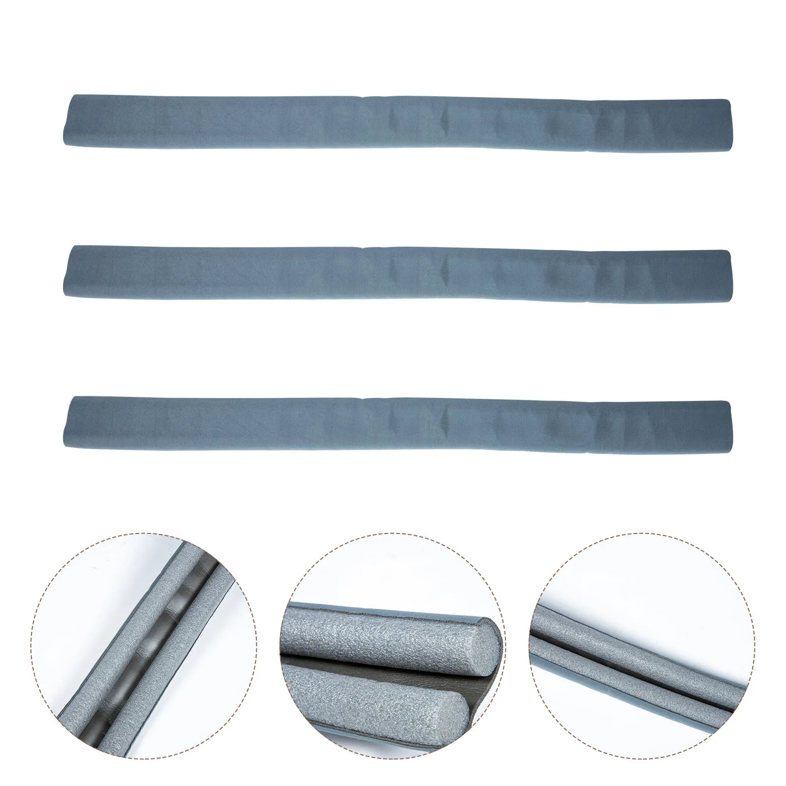 

3Pcs Door Bottom Sealing Strip No Glue Windproof Soundproof Draft Stopper Under Door Sweep Weather Stripping Seal Strip