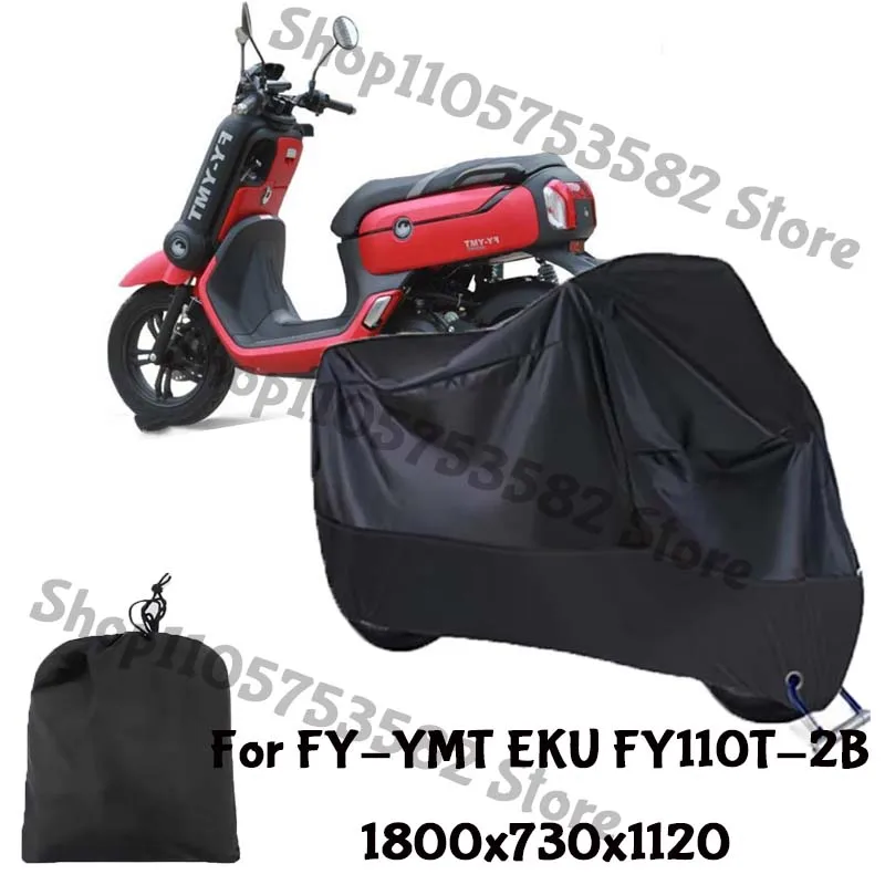 Motorcycle Full Covers For FY-YMT EKU FY110T-2B Car Outdoors Sun Protection Dust No Ear Thickened Oxford Clothcover Accessories