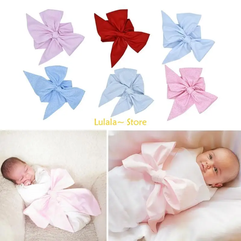 

Y4qa baby bowknot wraps photography props с твердым цветом Photo Photo Smost Bowknot