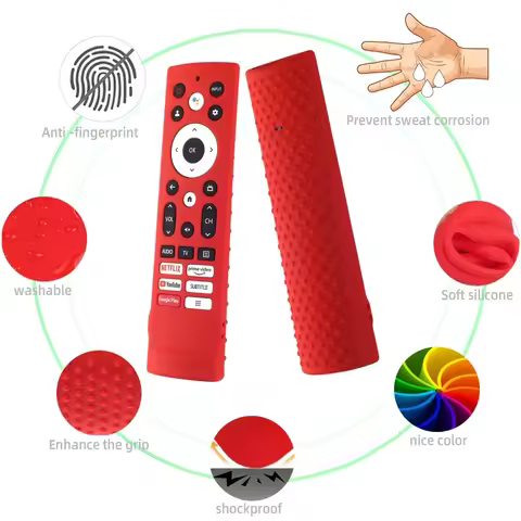 Remote Control Case Silicone Protective Cover Shockproof For Hisense 100L5G-DLT100B 100-inch 4k Smart TV PX1-PRO ERF3V90H