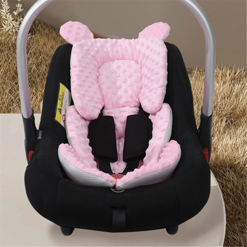 Comfortable Baby Strollers Support Pad Soft Absorbent Cotton Pram Liner Cushion for Newborns Carry Basket Strollers