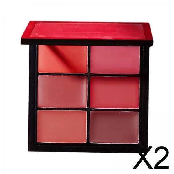 Nude Lip Palette Matte Glosses Moisturizing Lipstick Palette Makeup Set for Girls and Beginner Pros Cosmetic