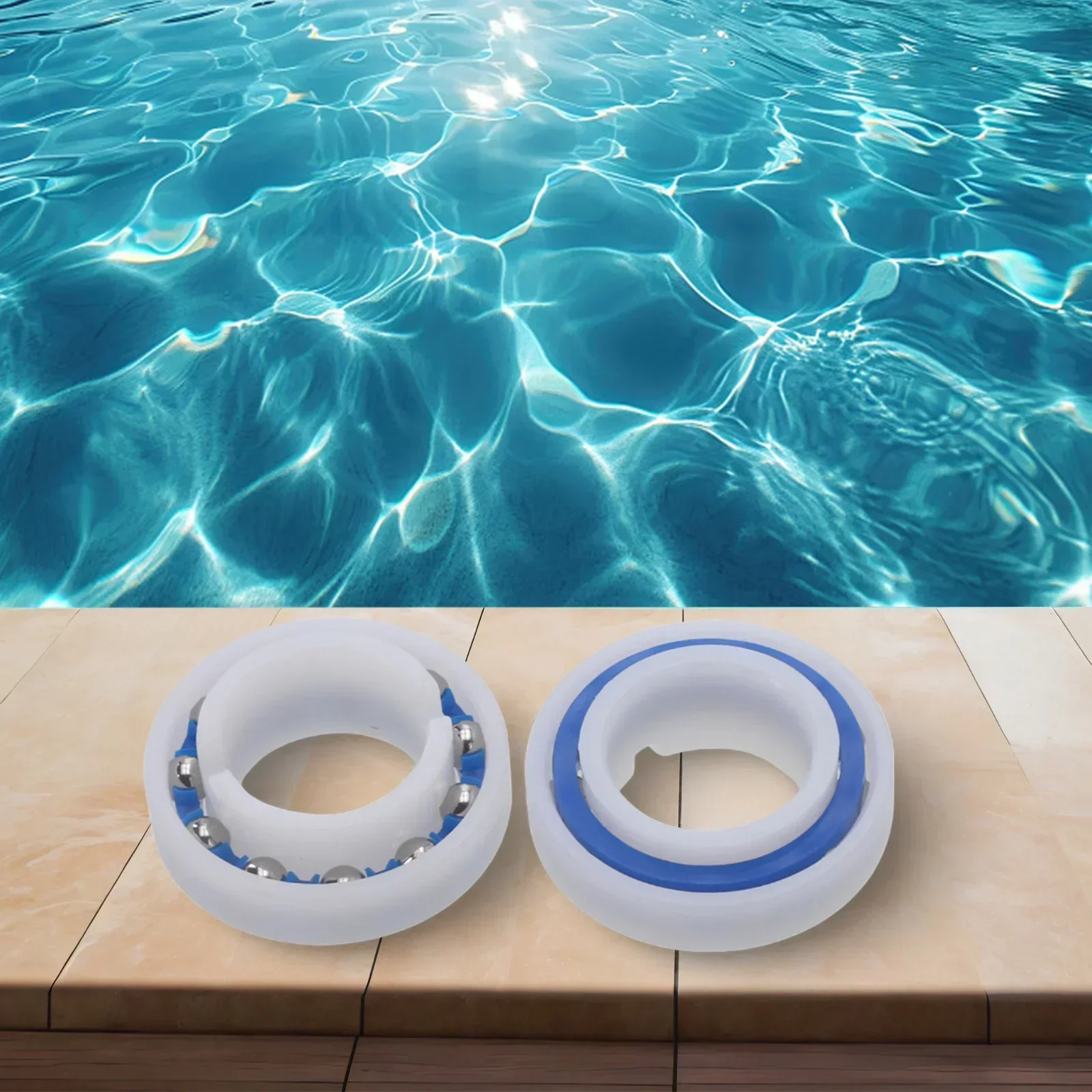 

2pcs R0527000 Pool Cleaner Engine Wheel Bearing Replacement Parts For Zodiac MX8 MX6 MX6EL MX8EL Pool Wheel Bearing Accessories