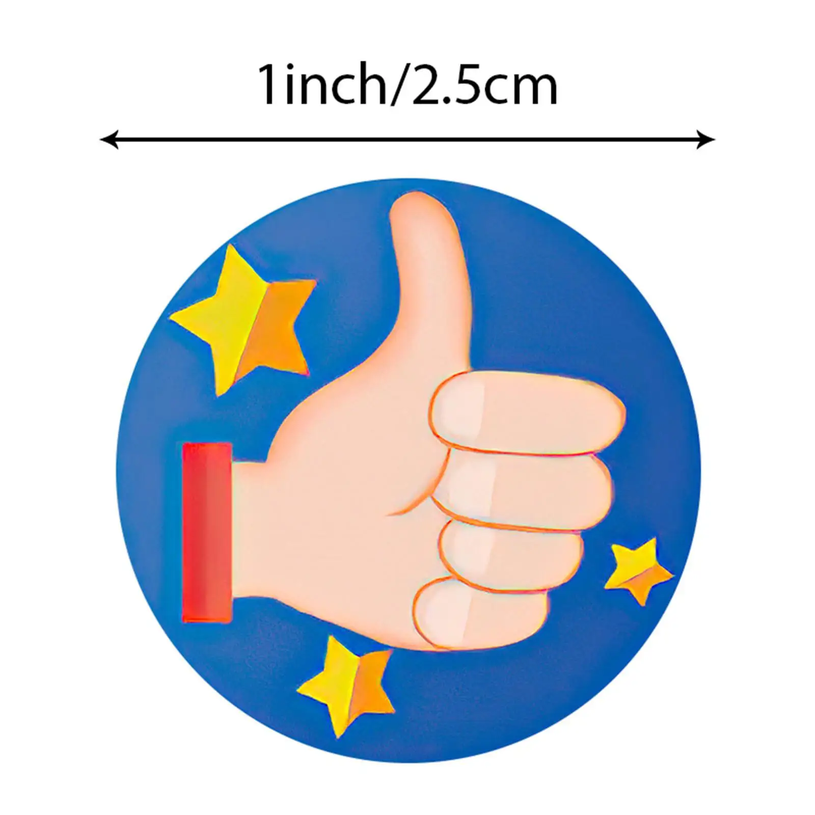 500Pcs Motivational Stickers Round DIY for Gift Packaging Wedding Baking