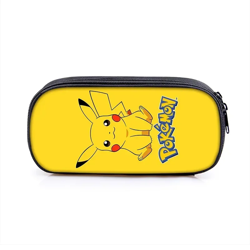 Pokemon Pencil Case Cartoon Anime Pikachu Peripheral Pencil Bag School Supplies School Case Supplies Gift Stationary Bag gifts