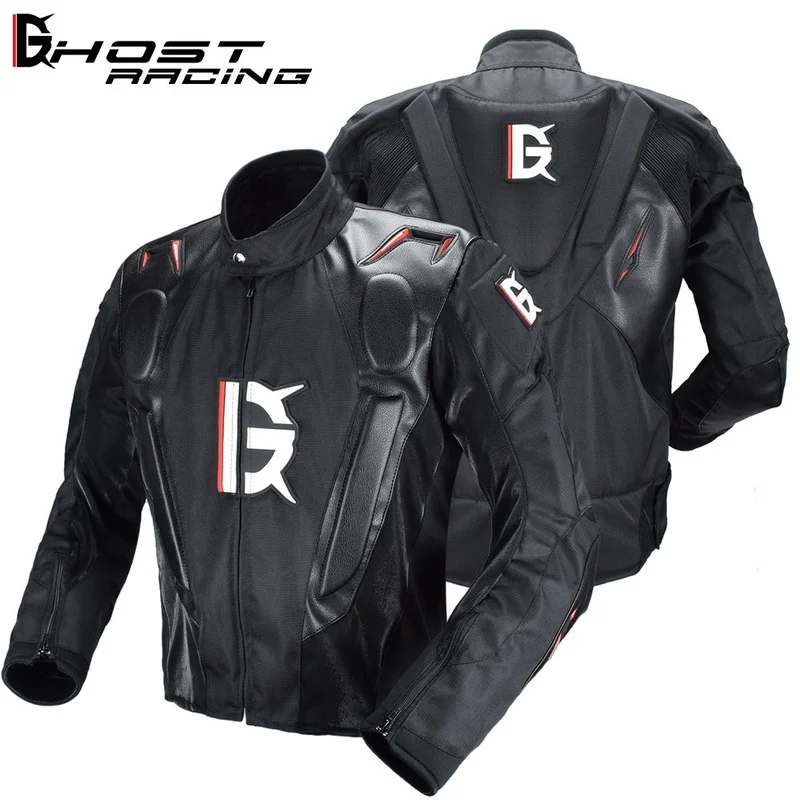 

GHOST RACING Motorcycle Jacket Windproof Motocross Body Protective Gear Armor Winter Moto Clothing Alpinestar Riding Jacket