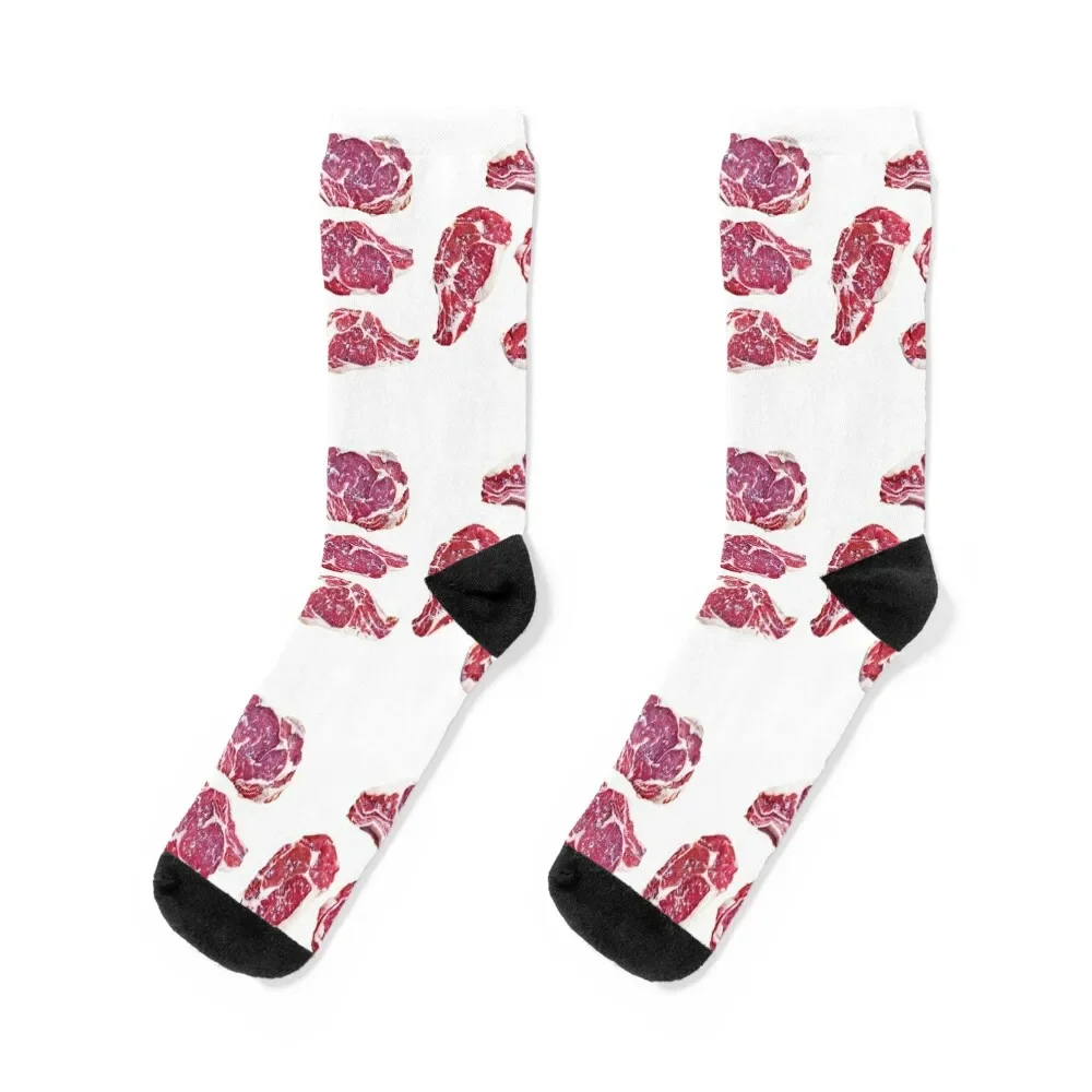

Raw Meat at the Butchery Socks Lots luxury retro FASHION Women's Socks Men's cycling Running designer brand Ladies Socks Men's