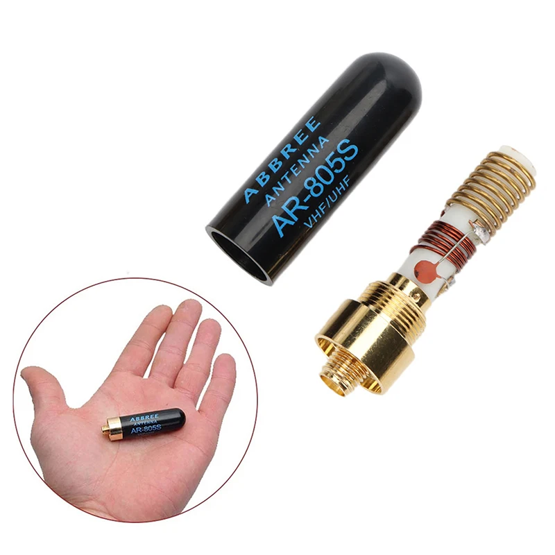 1Pc ユニバーサルハンドヘルドトランシーバー UV デュアルセグメント AR-805S 親指ショートアンテナ