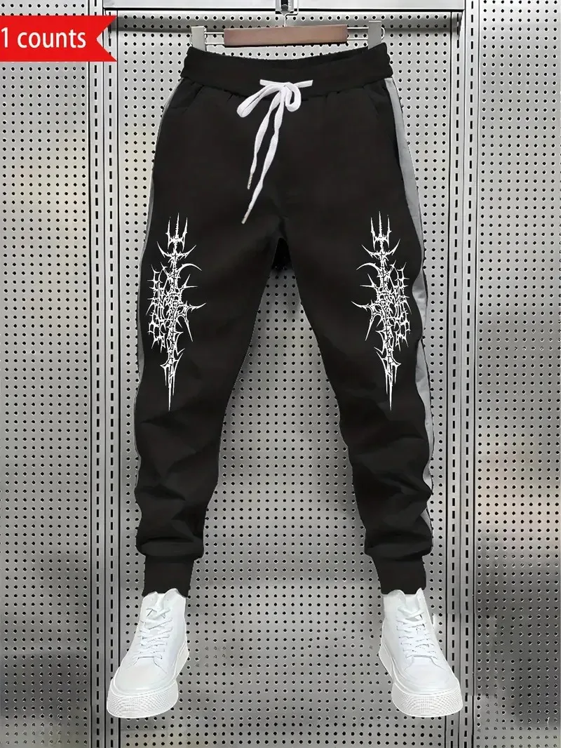 

New men's trousers for Spring and Autumn 2025 Casual fashionable skin-friendly and soft 3D printed men's trousers