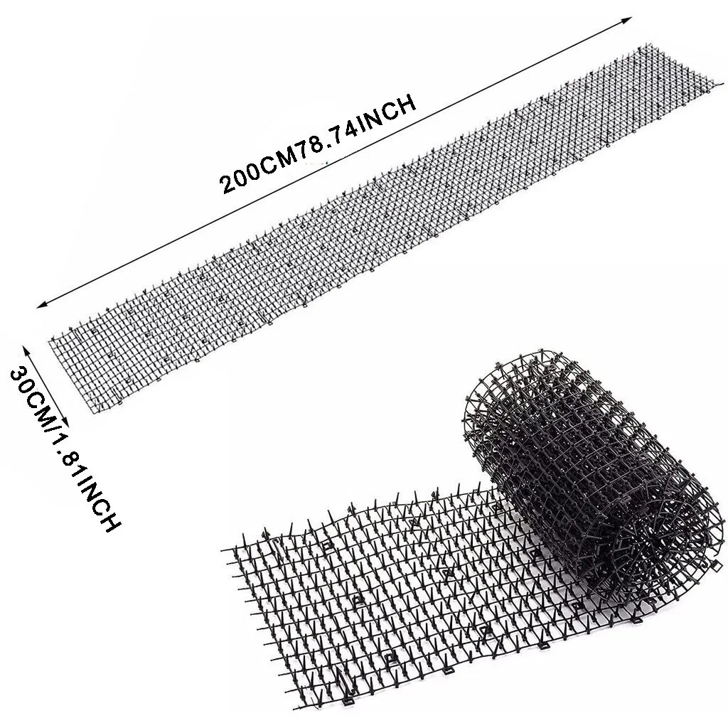 1 stuk anti-kattenmat met spikes, kattenafschrikmiddel, opvouwbaar balkonnet tegen katten, kattenafschrikmiddel voor de tuin, benodigdheden voor huisdierenbescherming