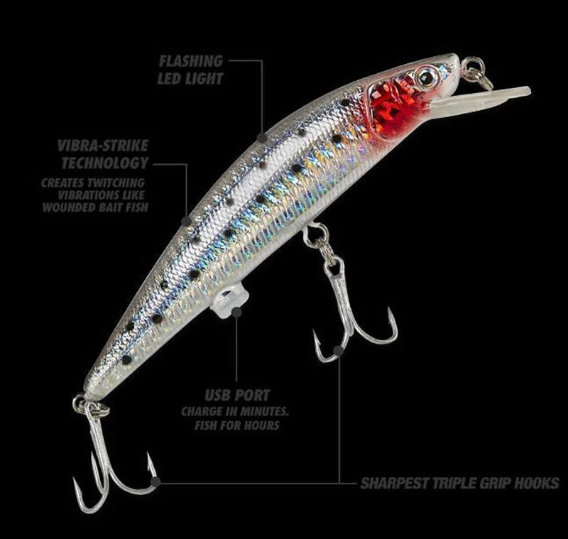 dare devil fishing lure Eppinger Lil' Devle Red/White Stripe / 1/8 oz