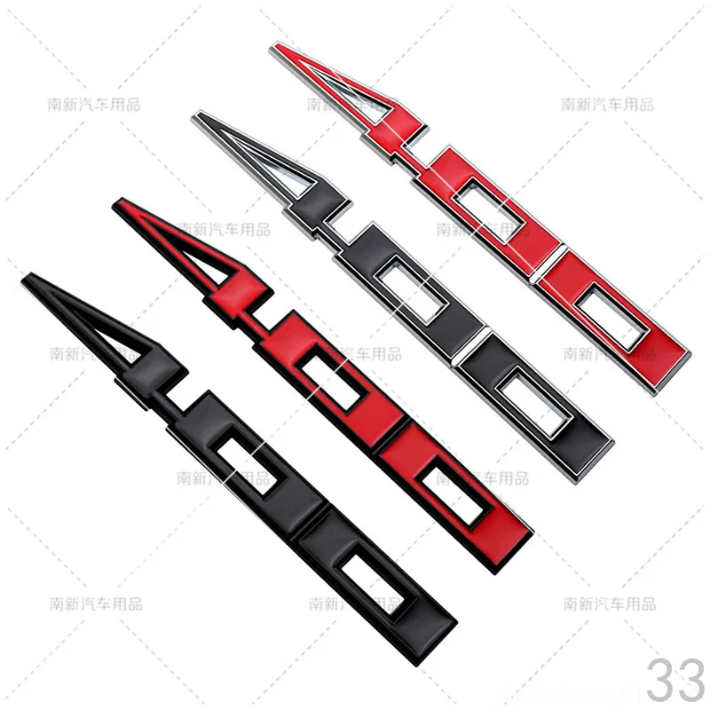 3D metal badge 400 label is suitable for Chevrolet refit side fender logo rear trunk truck tail labeling car sticker emblem