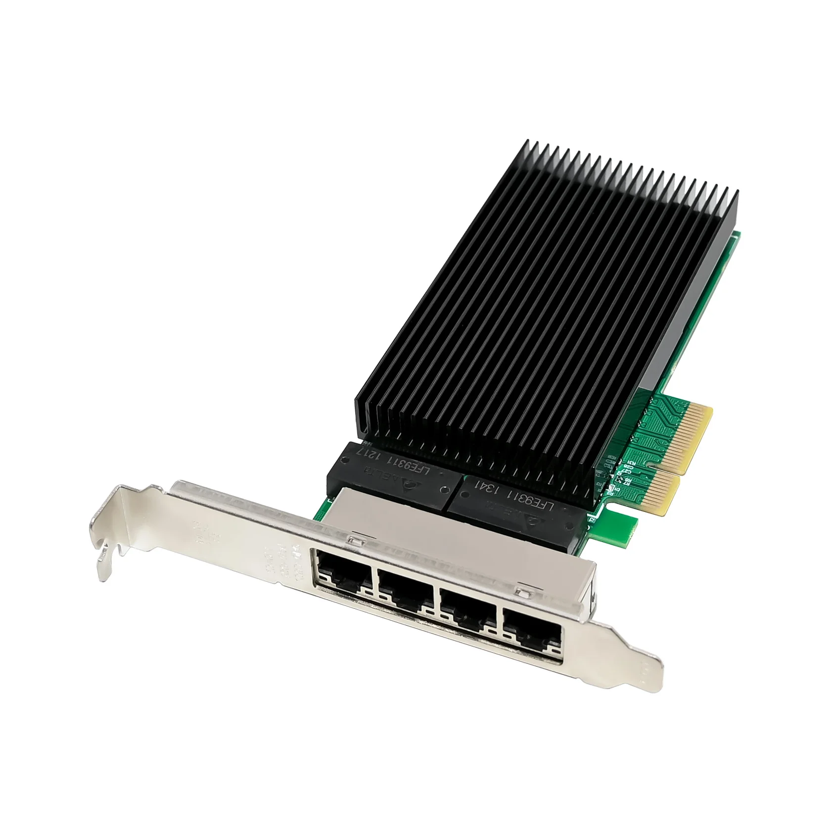 SUNWEIT ST7421 PCIe Intel I225-T4 2.5G Quad Ethernet Server NIC V2.0 externo com fio em estoque